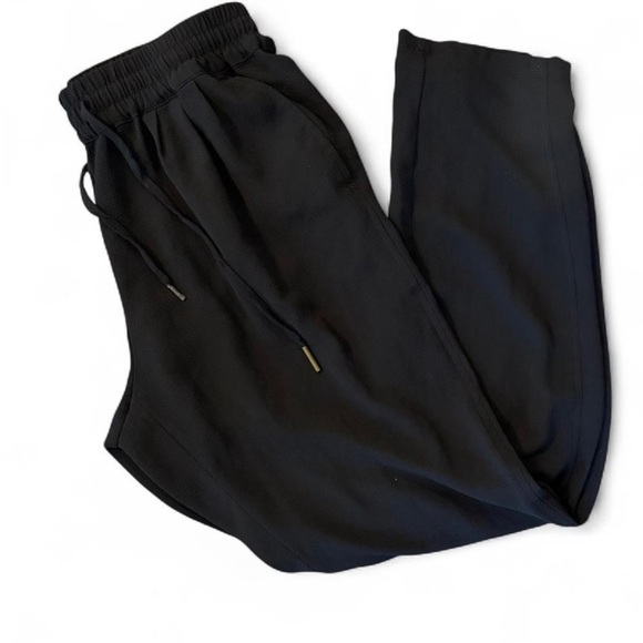 Mango Pants - Mango Black Straight Leg Flowy Trouser Pants Small